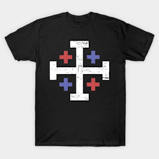 Patriotic Crusader Cross T-Shirt